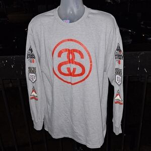 NWOT STUSSY Long Sleeve Shirt Size XL Stussy Shirt Sz XL